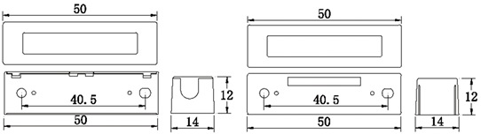 Wired Magnetic Door Sensor -Surface Mount(图1)