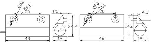 Wired Metal Door Sensor -Surface Mount(图1)