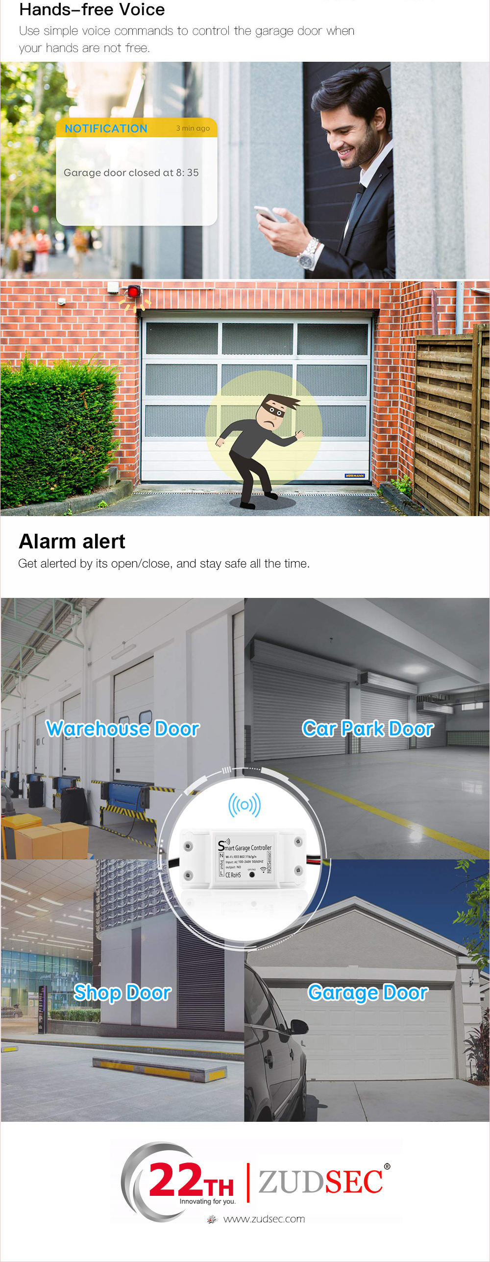 WiFi Garage Door Opener(图3)