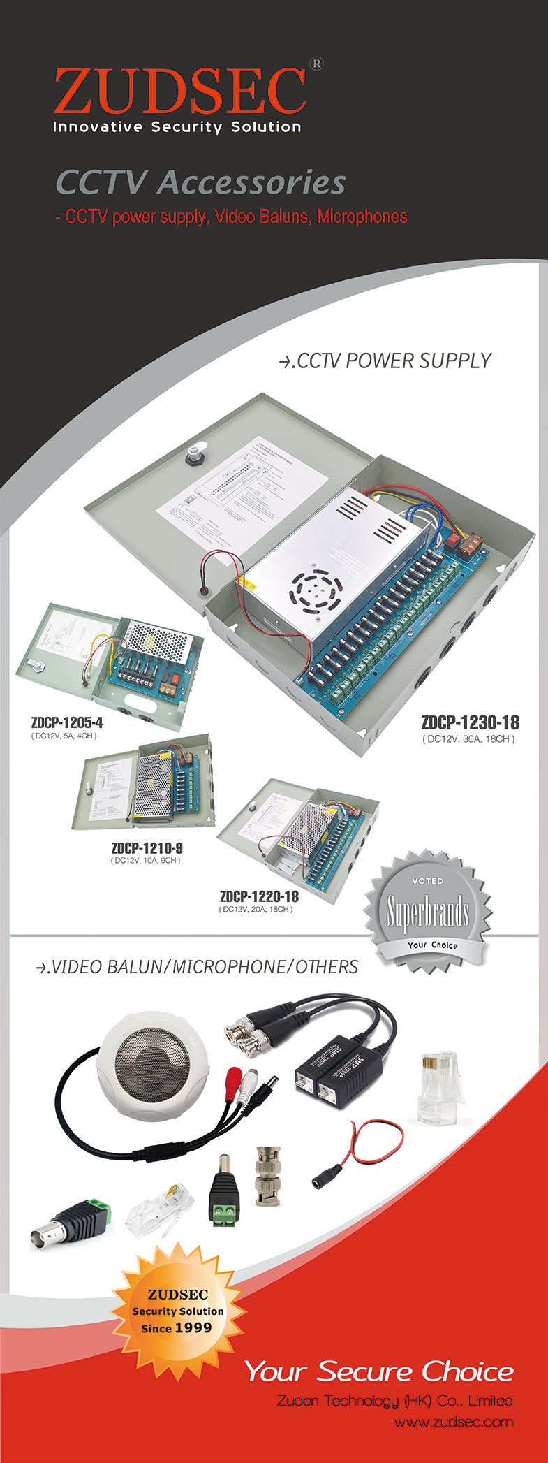 Multi-outputs Box-Type CCTV Power Supply(图1)