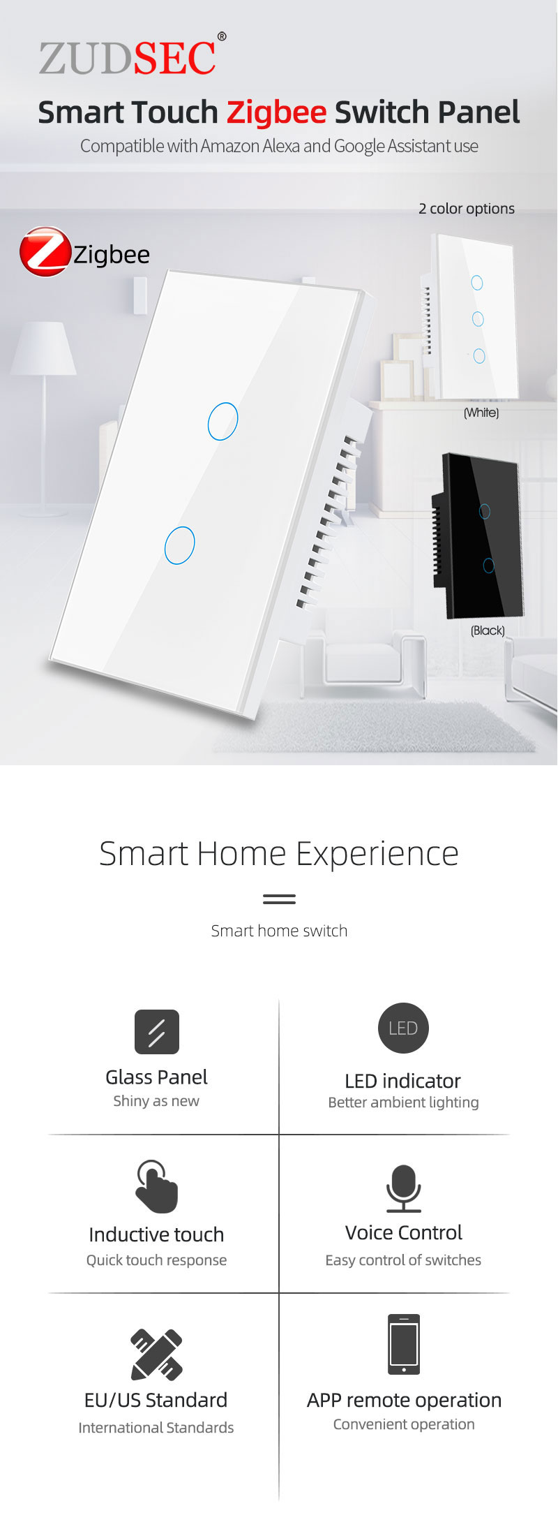 Zigbee Smart Light Switch(图1)