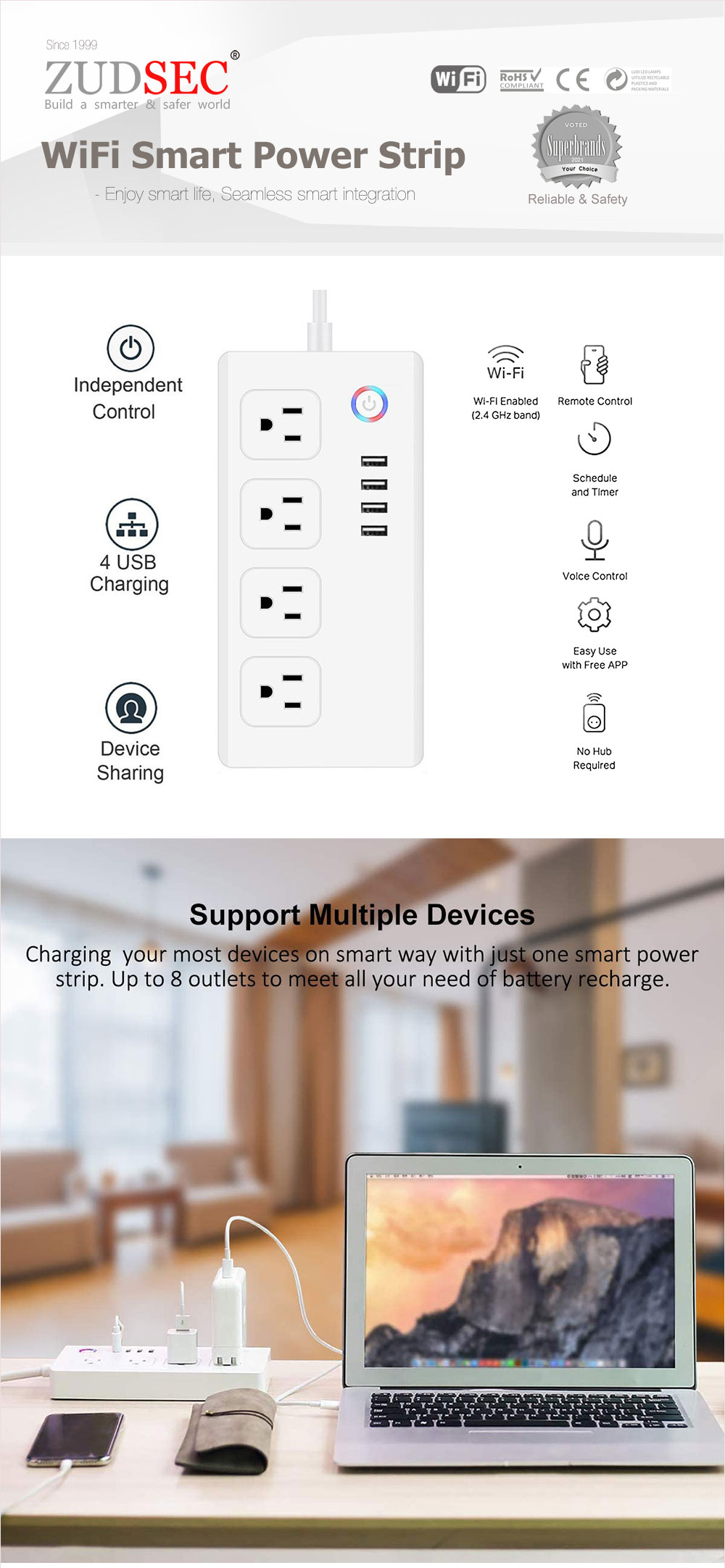 WiFi Smart Power Strip(图1)