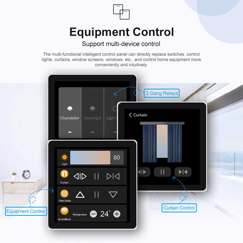 Zigbee Smart Wall Switch & Scene Panel(图2)