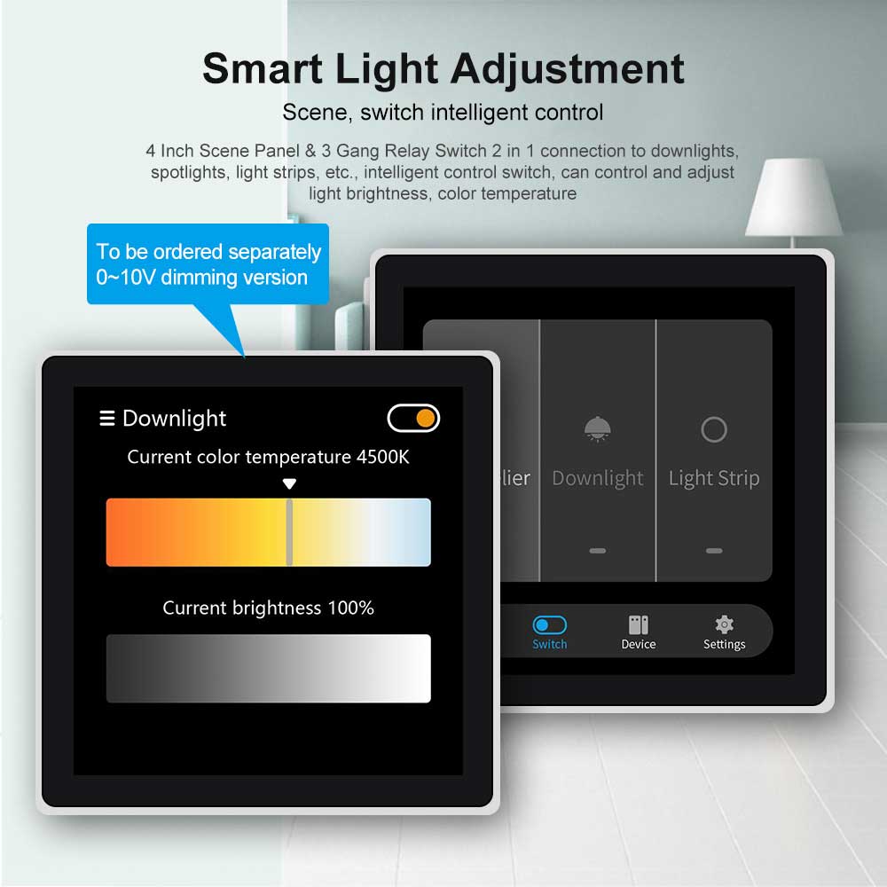 Zigbee Smart Wall Switch & Scene Panel(图4)