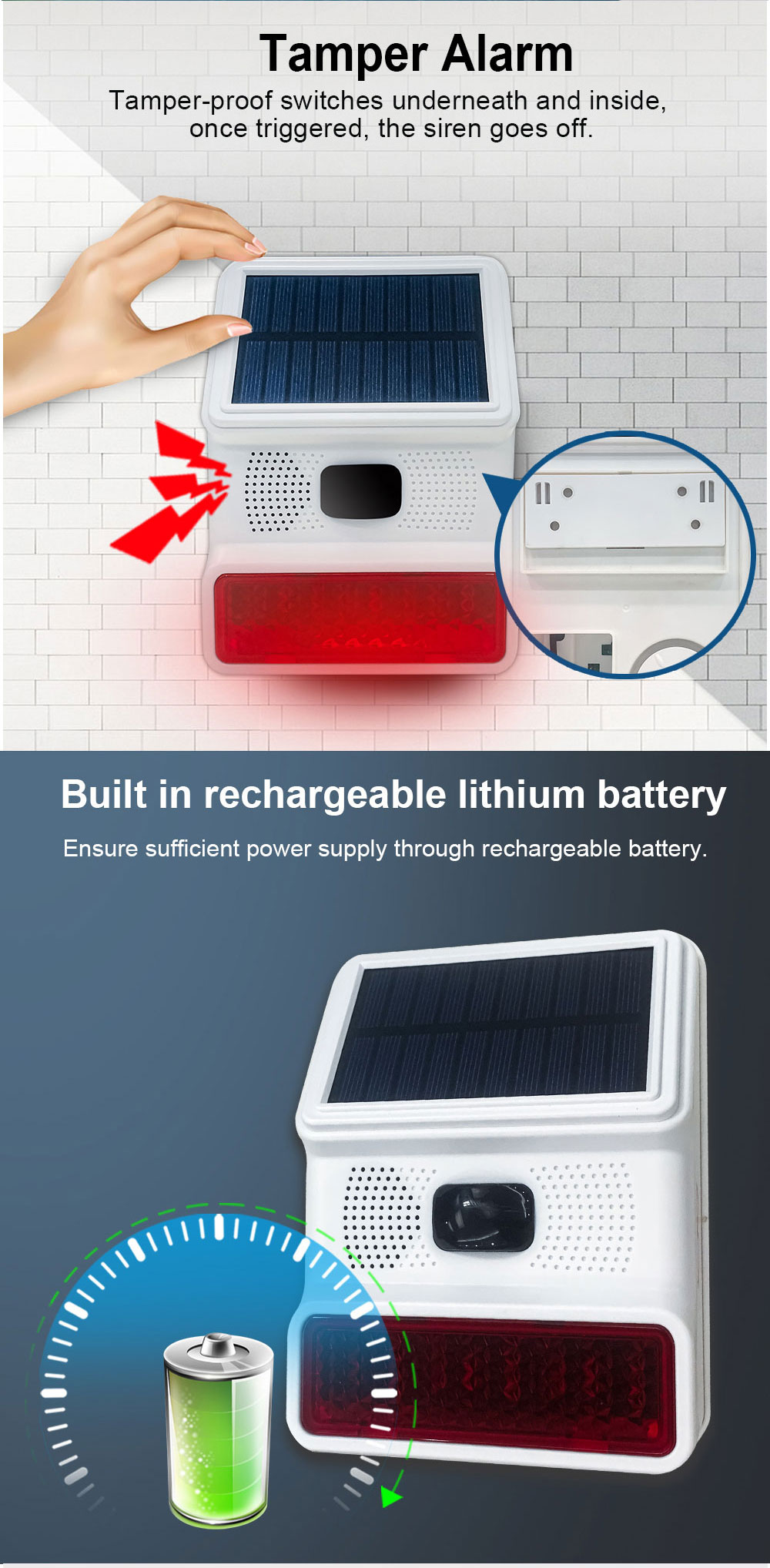 Outdoor Solar On-Site Alarm System(图3)