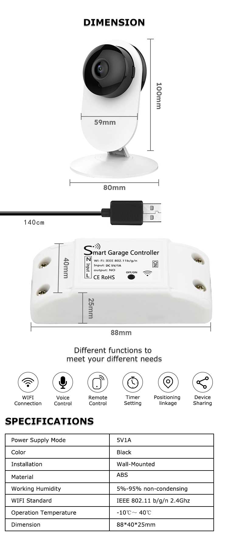 WiFi Garage Door Opener -Simple Version(图1)