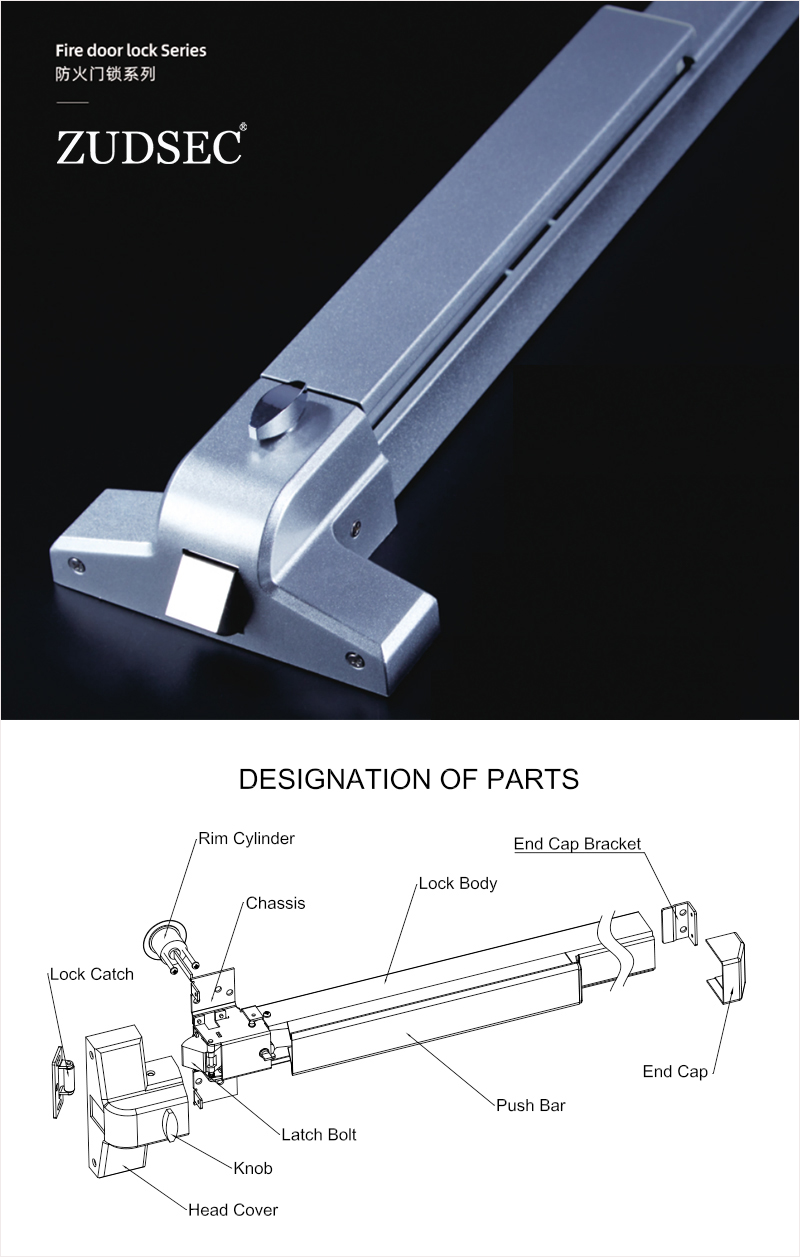 Push Bar panic exit device(图1)