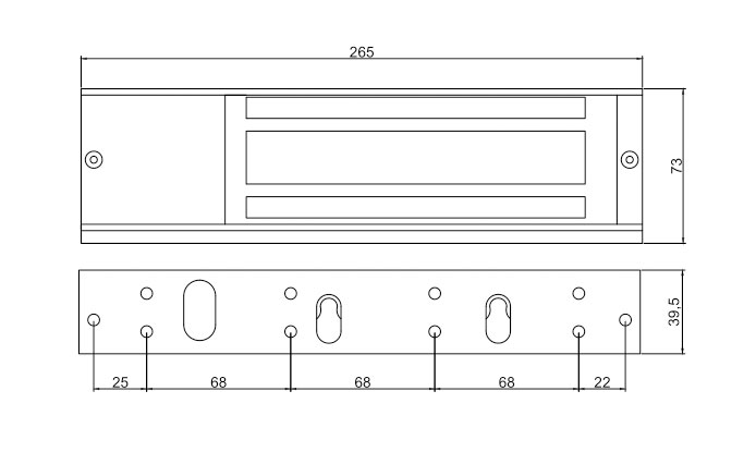 500KG Electromagnetic lock -Single Door(图1)